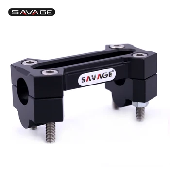 

For KAWASAKI Z250 Z300 Z800 Motorcycle CNC Aluminum Handlebar Bar Clamp Riser Adapter Mount Bracket Black/Red/Green/Orange