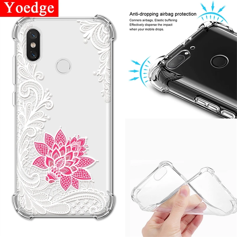 

Airbag Clear TPU Case For Funda Xiaomi Redmi Note 4 4X 5 Plus Mi 6 Cover For iPhone 5 5S SE 6 6S 7 8 Plus X XR XS Max Coque Case