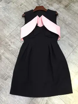 

New Coloured Lotus Leaf Edge Beautiful Dress for Summer 2020