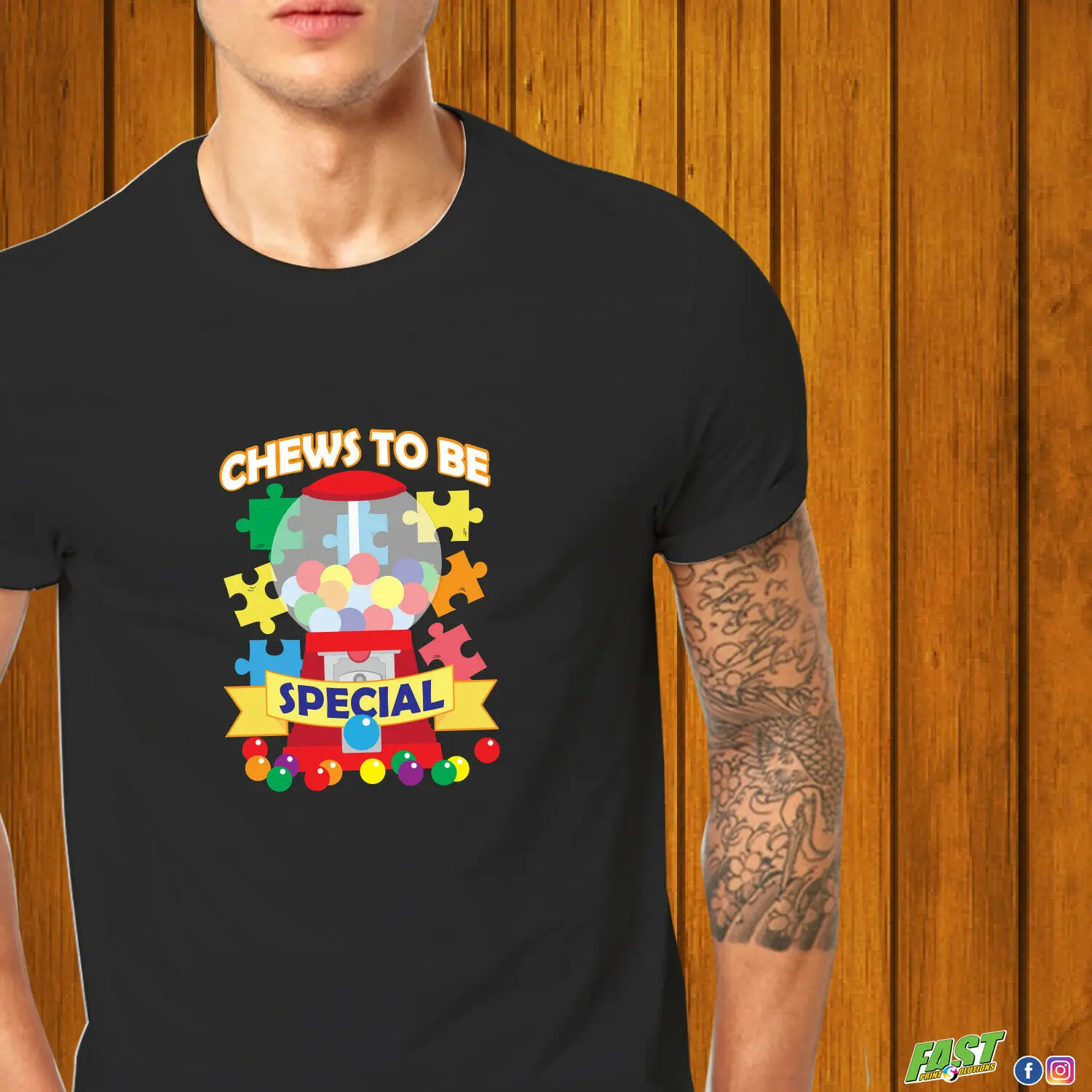 Футболка Autism Chews To Be Special Shirt для мужчин новинка 2019 короткий рукав хлопок