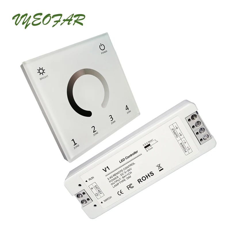 Светодиодные полосы 220V Высокая Напряжение настенное крепление сенсорный Панель