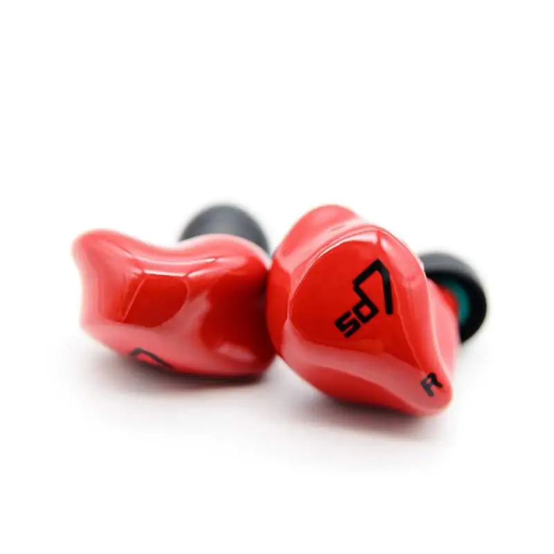 

2018 DIY New SD7 In Ear Earphone Custom made 4BA+1DD 5 Driver Unit Earphone DJ HIFI With MMCX headphone headset black red blue