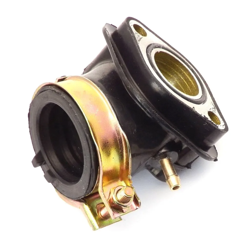 Quad ATV Intake Inlet Manifold w/Dual Vacuum 125cc GY6 Scooter Carb