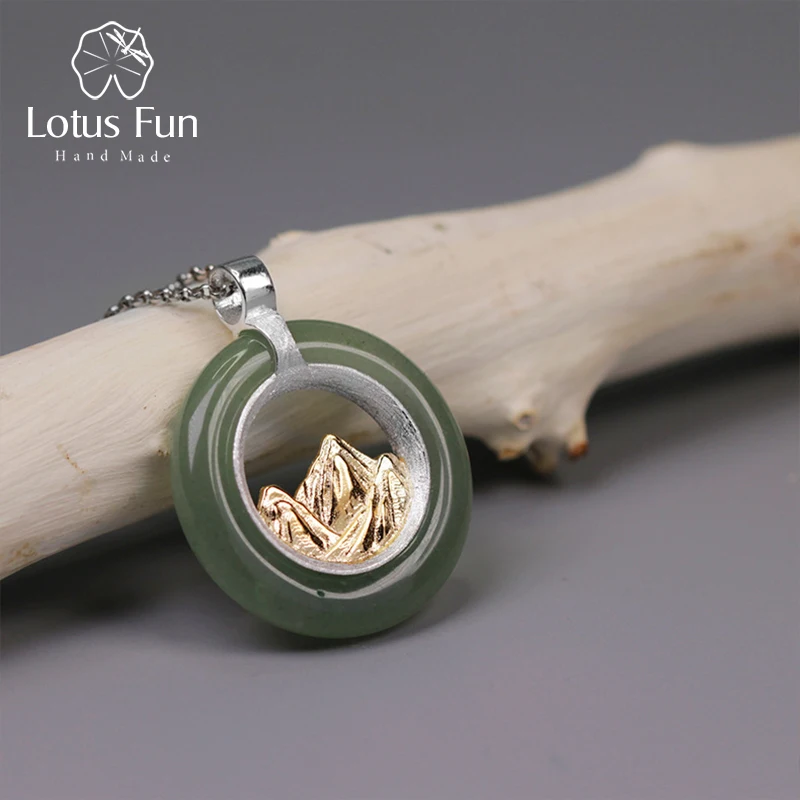 Lotus Fun реальные 925 серебро ручной работы Ювелирные украшения классический