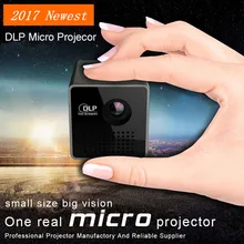 2017 Newest Mini DPL Pico Projector Full HD 1080P 3D home theatre Portable projector Support TF/USB video playback led proyector