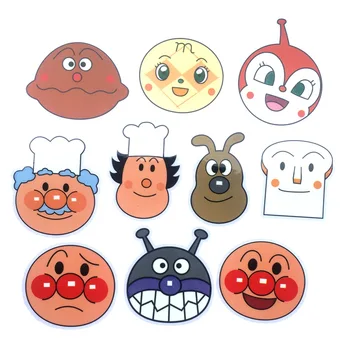 

100sheets/lot Anpanman puffy foam stickers rainbow waterproof water proof grease proof children sticker kids wholesale tile