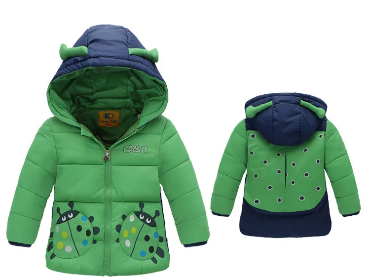 Новая детская куртка с пухом с рисунком из мультфильмов зимняя теплая одежда пальто с пухом для мальчиков девочек