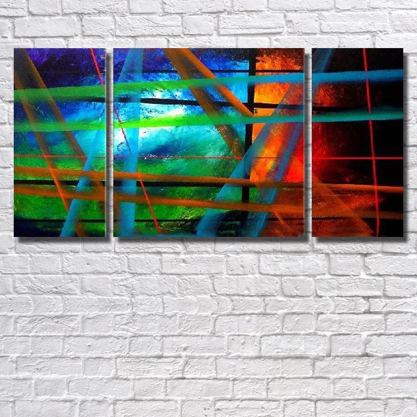 

100% Hand-painted Oil Paintings Home Decor the Sitting Room The Bedroom 3 spell Abstract Painting Pictures on The Wall Art