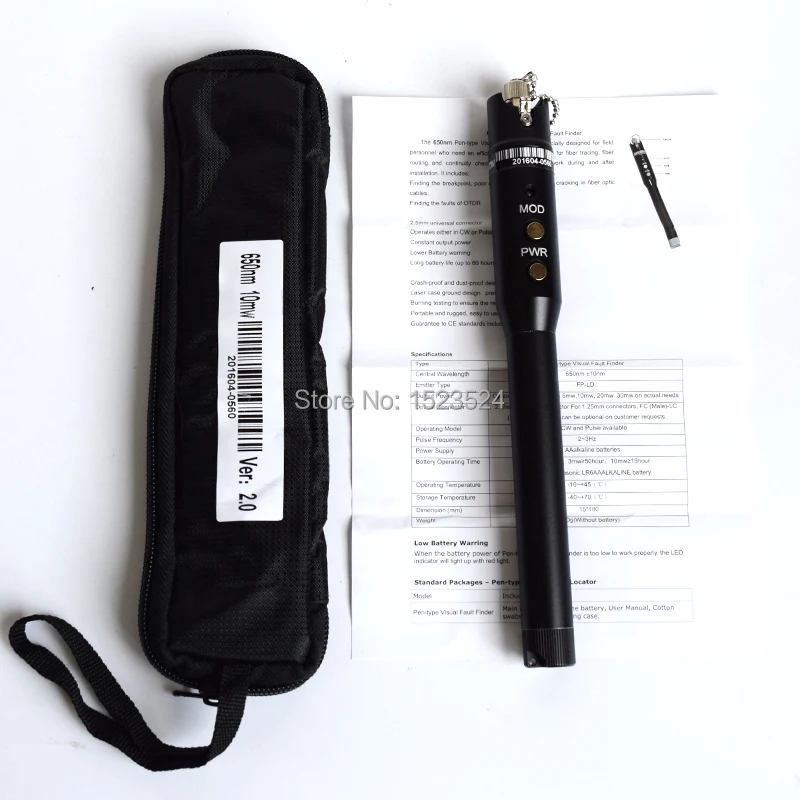 Brand New 50mw Fiber Optic Pen-type Visual Fault