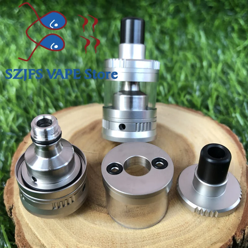

dvarw mtl rta Vaper vape mod kit Gem Mini RTA Rebuildable Tank Atomizer 316 Stainless Steel fit 510 Mods E Cigarette Top Quality