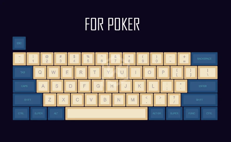 Dsa pbt топ печатные легенды PBT брелки лазерная гравировка для gh60 poker2 xd64 87 104 xd75 xd96 xd84 cosair k65 k70 razer blackwidow - Цвет: For Poker