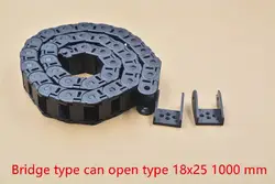 1 шт. мост Тип может открыть пластик 18 мм x 25 мм перетащите цепь с концевыми разъемами Длина 1000 гравировальный станок кабель для ЧПУ