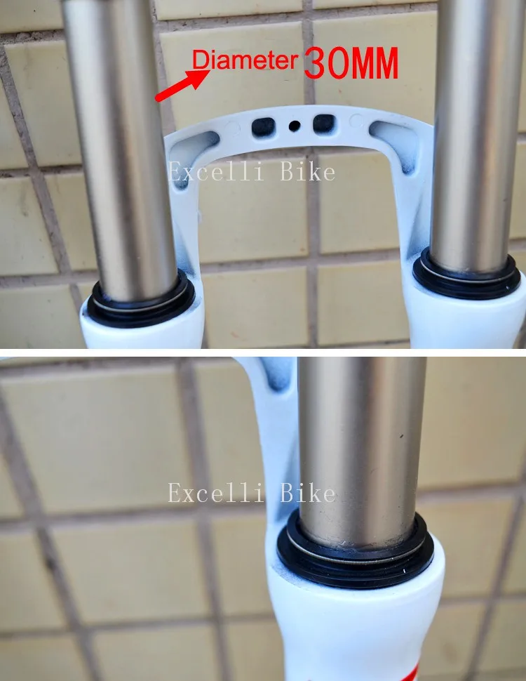 Excelli Locking Suspension Forks Aluminium Alloy Moutain Bike26 27.5 Fork Fat Bicicleta Fork only 2500g Travel 100mm For Disc Brake Bike29