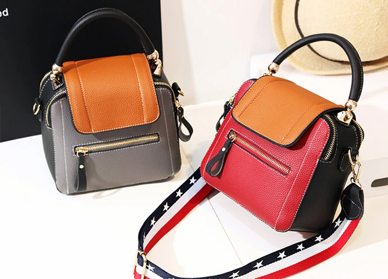 Women Fashion Leather Handbag Female Designer Simple Flap Messenger Bag Ladies Crossbody Shoulder Bags Bolsa Sac A Main SS7209 (10)