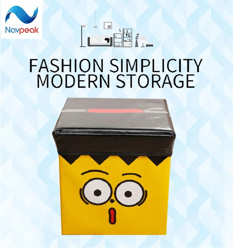 10pc/lot Cartoon Non-woven Fabric Hmoe Collapsible Storage Box Student Overall Toys Debris Organizer &amp Stool(Random) | Дом и сад
