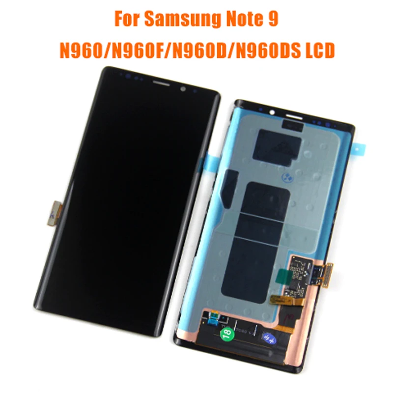 

2960*1440 6.4'' ORIGINAL Display For Samsung Galaxy Note 9 SM-N9600 N9600F N960F LCD Touch Screen Digitizer Assembly With Frame