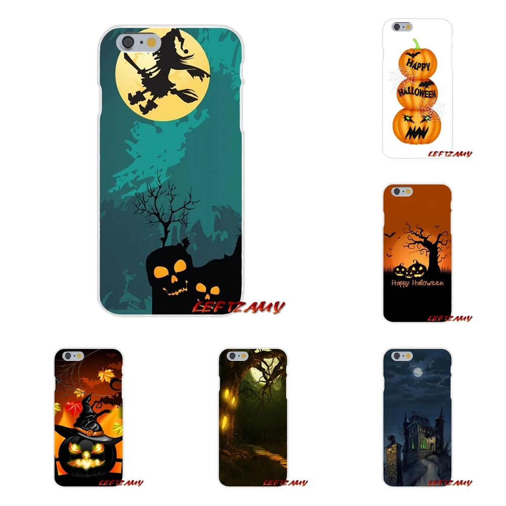Happy Halloween текстильными тыквами Силиконовые телефон кожи чехол для Motorola Moto G LG Spirit G2
