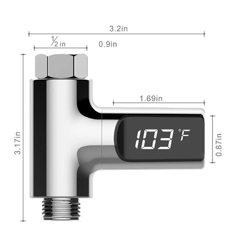 Электронный измеритель температуры воды для мытья детей светодиодный бытовой измеритель температуры воды для душа