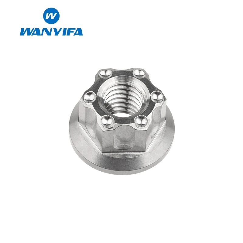 Wanyifa M6 Fancy Rear Axle Titanium Nut for Bicycle Stem Motorcycle Part