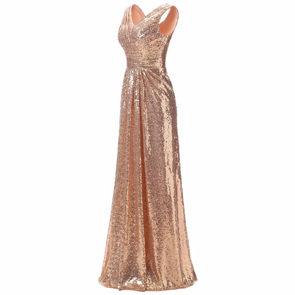 prom dresses gold color