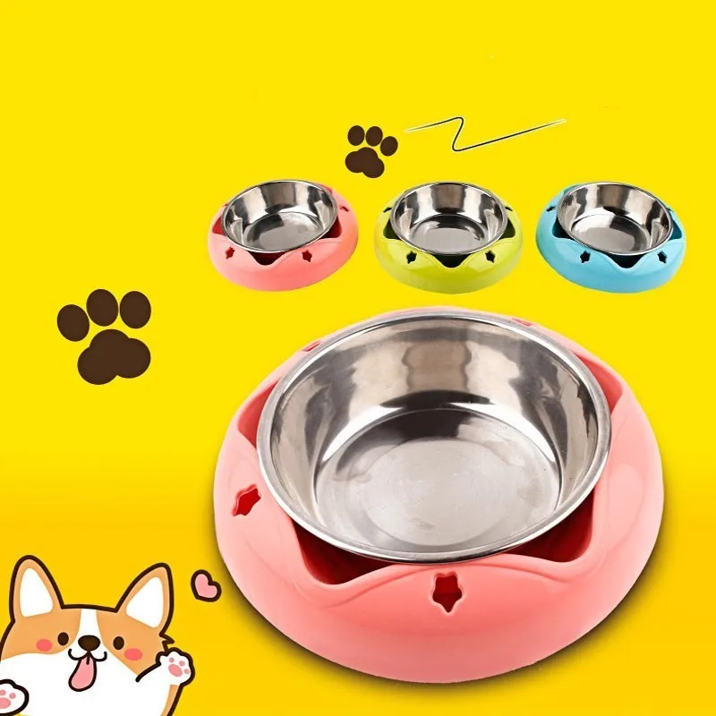 Миска для собак для кошек миска для домашних животных миска для воды щенок на открытом воздухе пищевая тарелка для путешествий корм для домашних животных сухая пища уличная Посуда Аксессуары для щенков