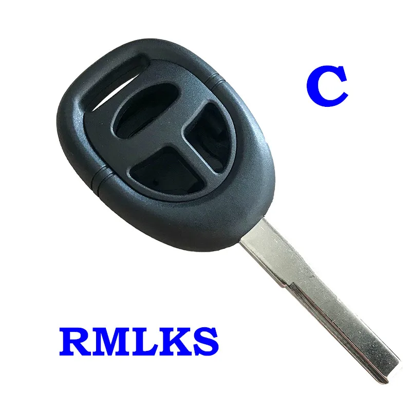3 кнопки Замена чехол оболочка дистанционный смарт ключ-брелок для Saab 9-3 9-5 93 95 с нерезанным лезвием