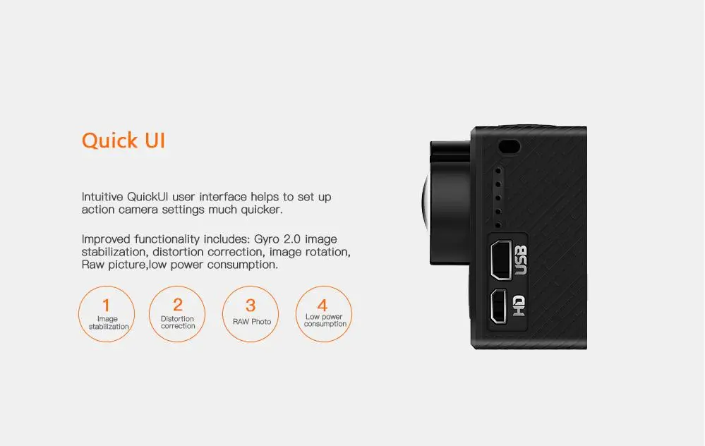 В наличии Hawkeye Firefly 8SE Экшн-камера с сенсорным экраном 4 K 30fps 170 градусов супер-вид Bluetooth FPV Sport Action Cam