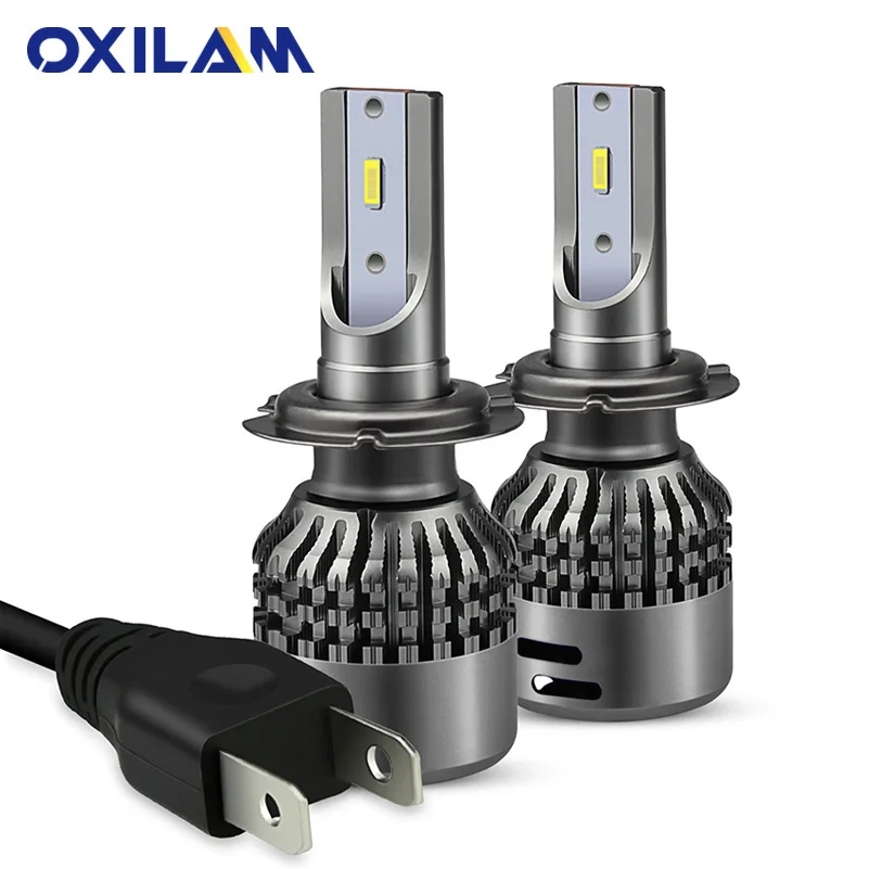 OXILAM H7 LED Canbus Headlight Bulb CSP Chip 48W 9000LM 6000K White Super Bright Car Lights Auto Head Lamp for BMW Mercedes 12V OXILAM H7 LED Canbus Headlight Bulb CSP Chip 48W 9000LM 6000K White Super Bright Car Lights Auto Head Lamp for BMW Mercedes 12V