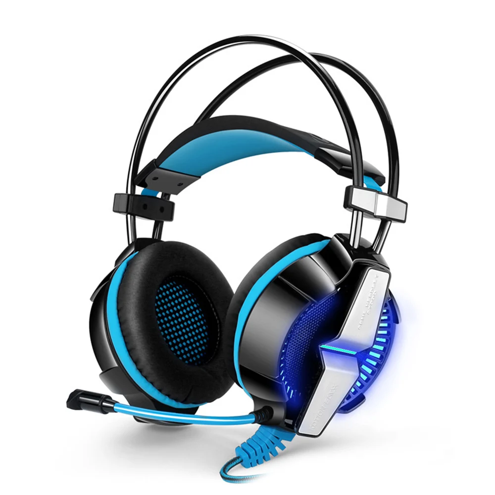 KOTION EACH Earphones 7.1 Virtual Surround Sound USB Game Gaming Headset Headphone for Computer PC and LED Lights Earphone Gamer KOTION EACH Earphones 7.1 Virtual Surround Sound USB Game Gaming Headset Headphone for Computer PC and LED Lights Earphone Gamer