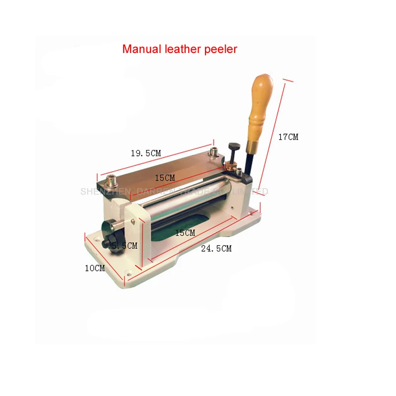 

1PC Ruched Top Fashion Manually Leather Skiving Machine Industrial Heavy Duty Sewing Paring Machine
