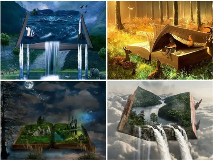 

5D diamond painting Full Square Book Scenic diamond painting full Drill Beautiful Scenic canvas painting Home Decor Wall Sticker