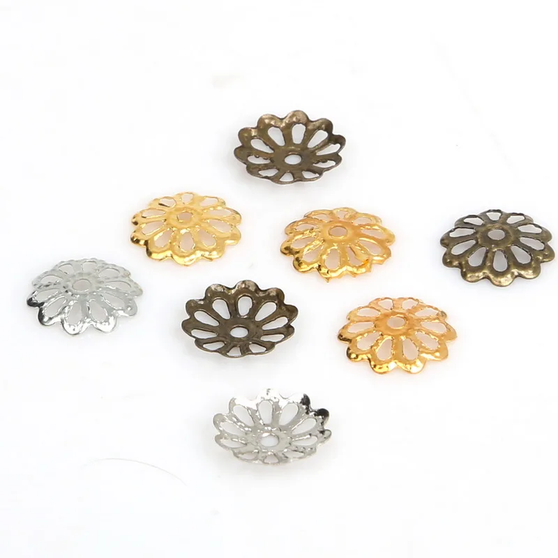 900 шт. конусы для бусин 3 цвета 9 мм|bead caps cone|bead capsflower bead |