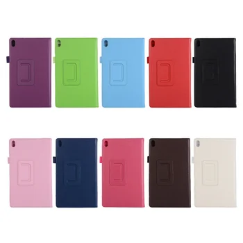 

Soft Lichee PU Leather Protective stand Cover Case For Lenovo TAB 4 10 TB-X304N/F/L 10.1"