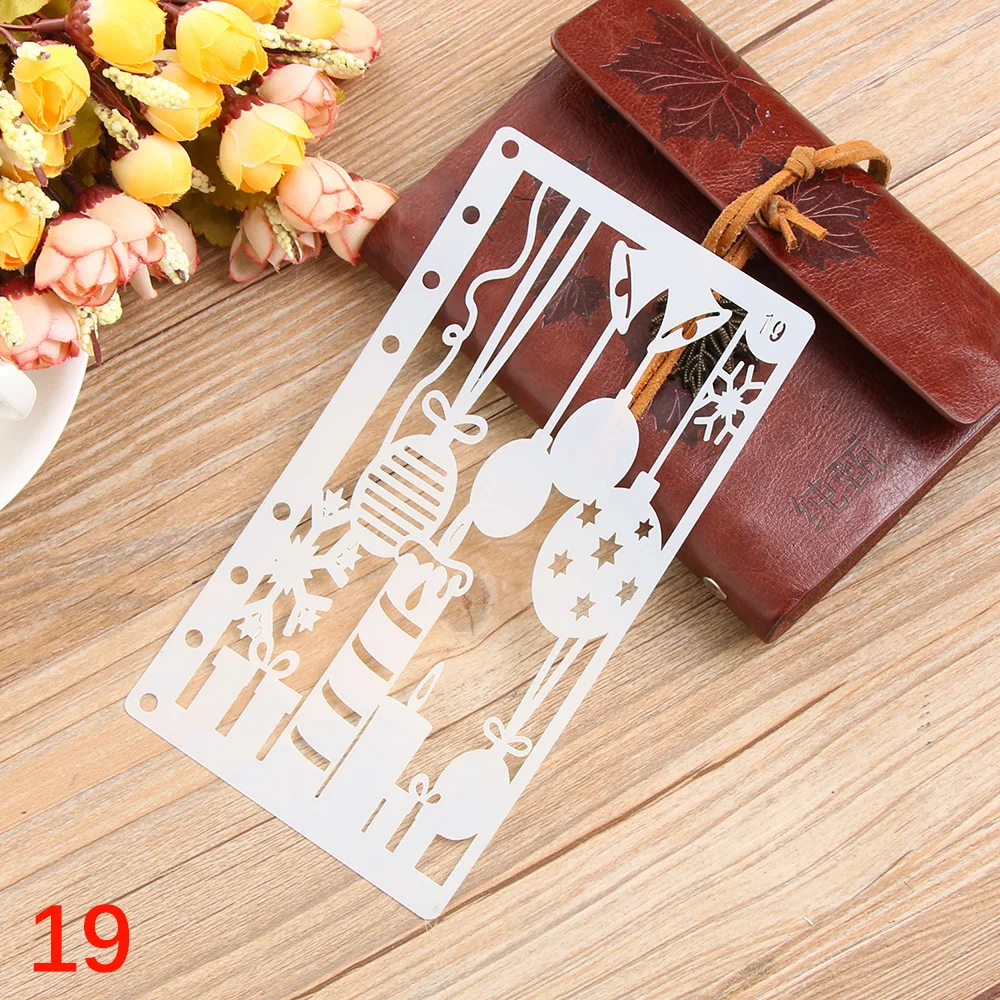

DIY Balloon Craft Hollow Layering Stencils For Wall Painting Scrapbooking Stamping Stamp Album Decorative Embossing Paper Card