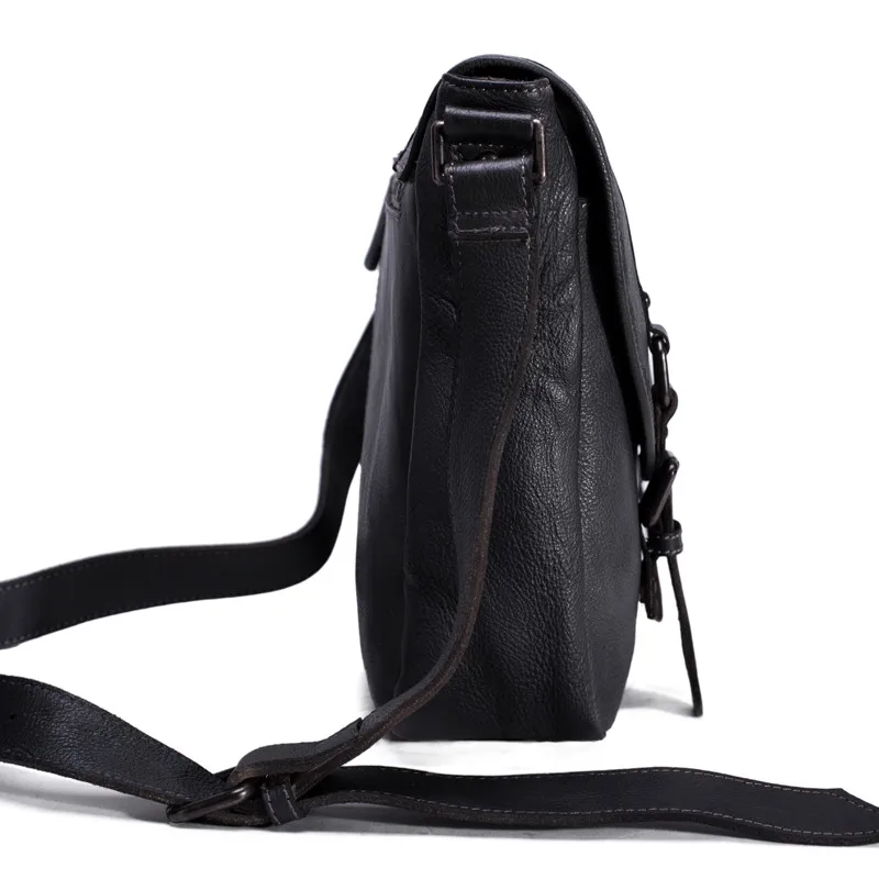 Rockcow ручной растительного дубления кожи Для мужчин сумка, сумка через плечо, сумка 9042