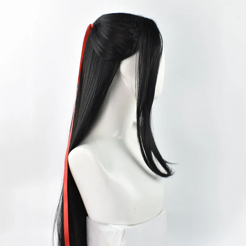 Grandmaster of Demonic Culture Young Wei Wuxian Yiling патриарх косплей парик Китайский аниме Волшебные предки косплей длинные волосы