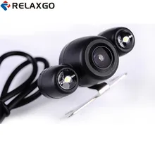 Relaxgo обновление HD 720 P заднего вида Камера для Видеорегистраторы для автомобилей авто назад Камера парковка Функция перевернутое изображение 120 градусов Широкий формат