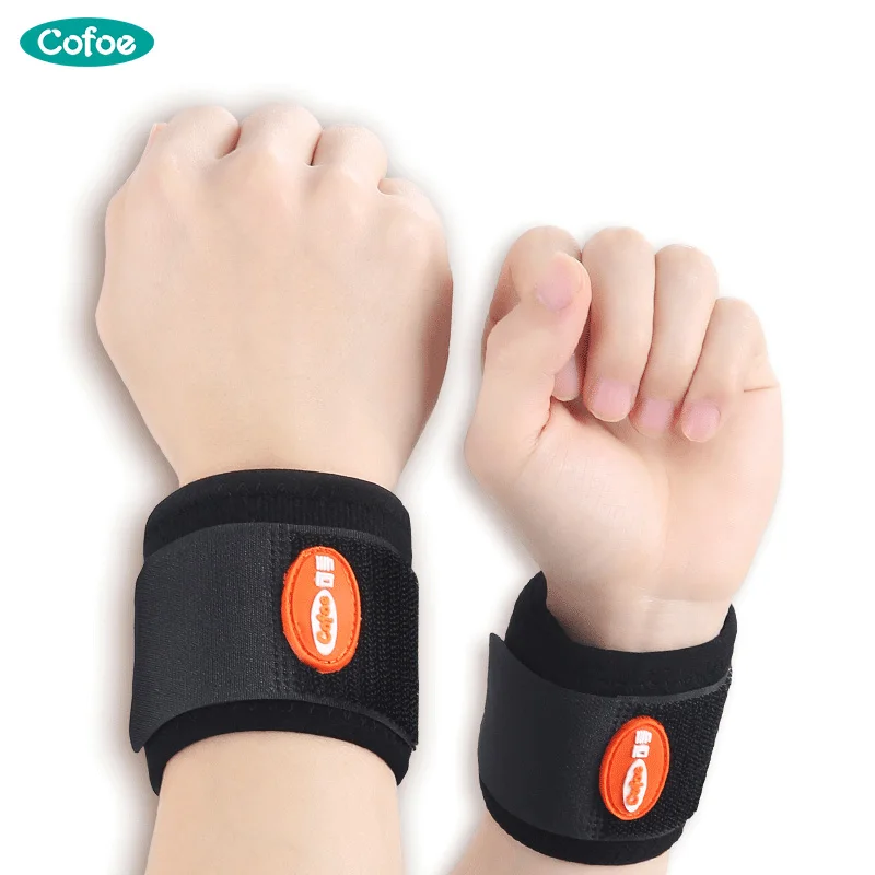 

Cofoe Wrist Guard Self-heating Ventilation Bracer Thin Cuff Sports Wristbands Magnet Wrist Support Health Wrist Belt Apparatus