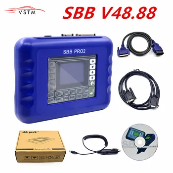 

2019 Best SBB V48.88/V48.99 Key Programmer Programming New Key In Immobilizer Copy Transponder Chip with ZED Bull Key cloner