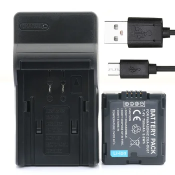 

LANFULANG Replacement CGA-DU07 Battery and Micro USB Battery Charger for Panasonic SDR-H29 SDR-H200 SDR-H250 CGA-DU07A VDR-D152