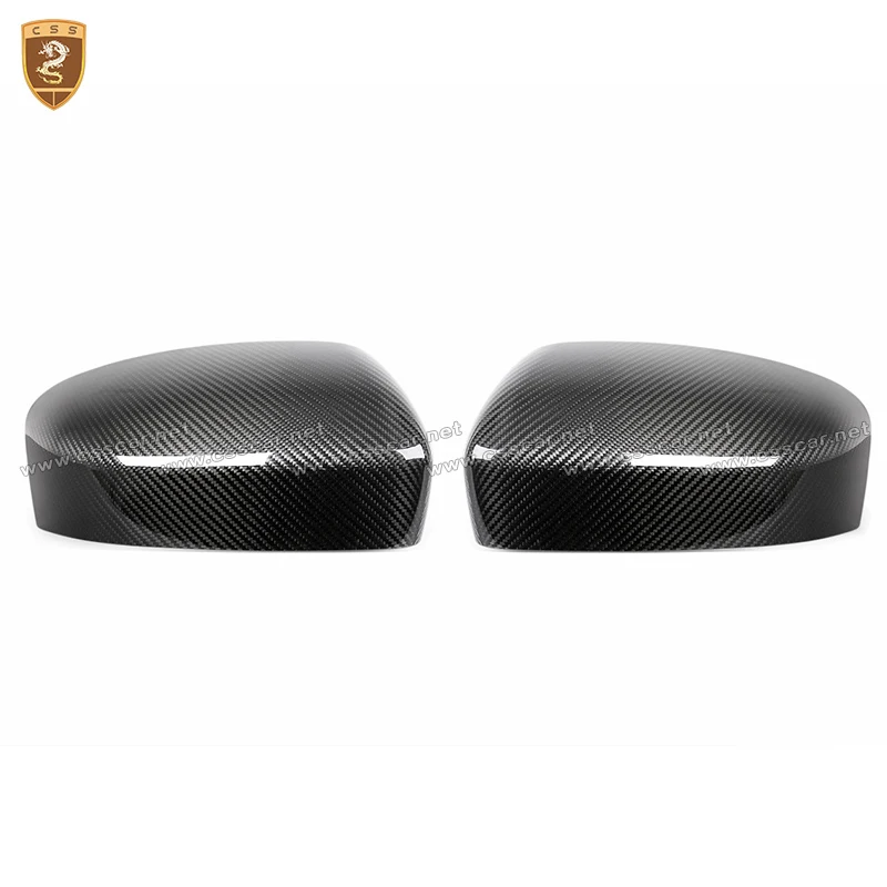 

2pc/set Carbon Fiber Mirror Cover Fit For Maserati Levante 2016 2017 2018 Add on Style Rear view Mirror Cover Car Styling