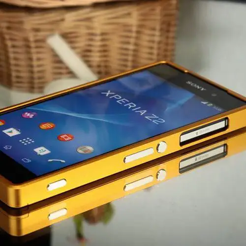imágenes para Lujo Ultra Delgada De Aluminio de Parachoques Del Metal para Sony Xperia Z2 Pull-push Caja Del Teléfono Del Marco Con Ningún Diseño de Tornillo imágenes para Lujo Ultra Delgada De Aluminio de Parachoques Del Metal para Sony Xperia Z2 Pull-push Caja Del Teléfono Del Marco Con Ningún Diseño de Tornillo