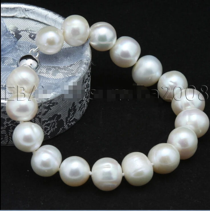 

shippings140 new 10-11mm white pink Lavender multicolor freshwater pearl bracelet