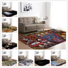 Нордический Хэллоуин 3D череп привидения коврики ужас Тыква вечерние декоративные ковры для гостиной коврик фланелевый детская комната игровые коврики