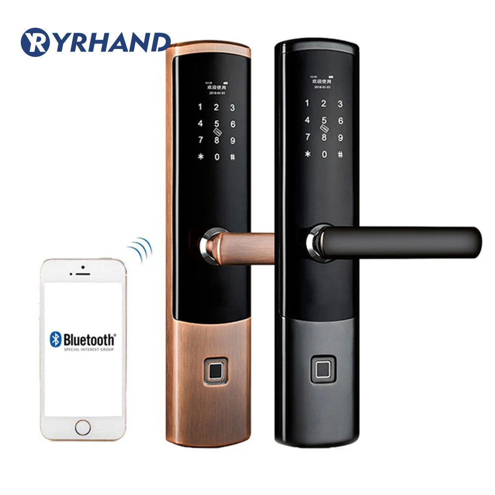 Us 197 06 54 Off Wifi Fingerprint Door Lock Waterproof Electronic Door Lock Intelligent Biometric Door Lock Smart Fingerprint Lock With App In