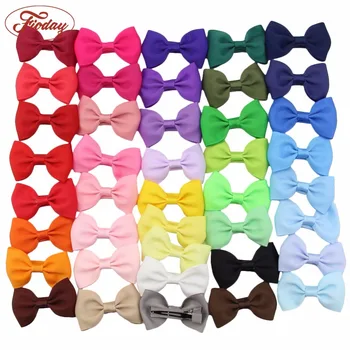 

41pcs Hair Bow Clip 2.5 Inch Girls Hair Clips Headwear Alligator Clip Hairpins DIY Hair Accessories Drop Shipping