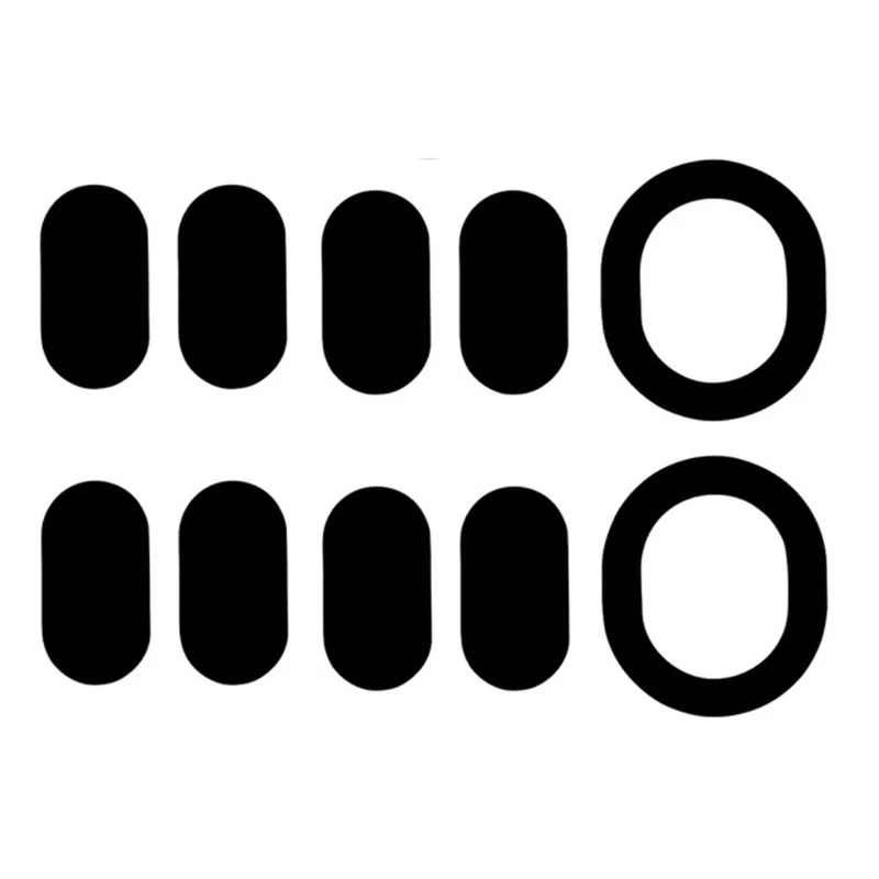 2 комплекта 0 6 мм коньки для мыши Logitech G102 лазерная мышь наклейки ног горячая