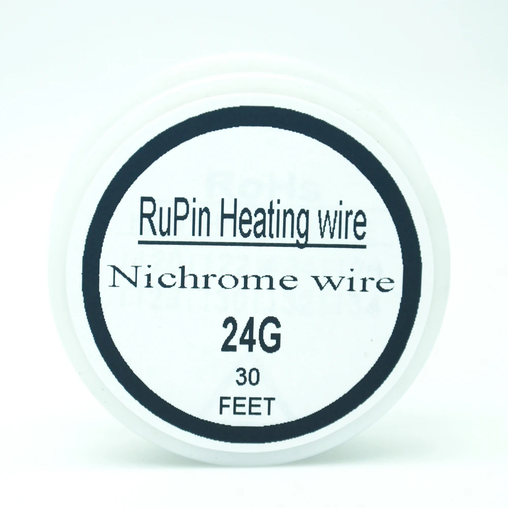 RuPin Heating Wrie Nichrome wire 24 Gauge 30FT 0.5...