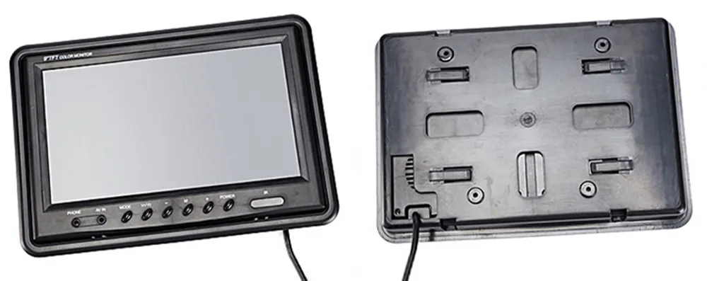 9 дюймов TFT ЖК-экран Автомобильный монитор подголовник монитор с дистанционным управлением использование для грузовика автомобиля автобуса дома на колесах и системы видеонаблюдения