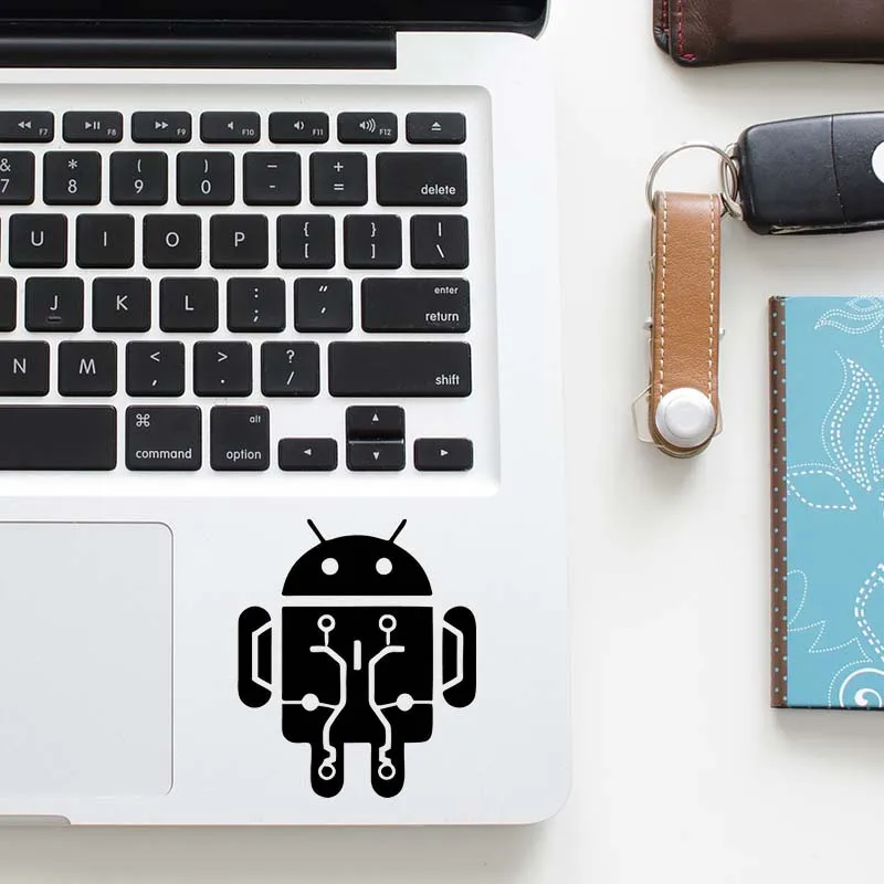 Android Robot Laptop Decal Trackpad Sticker for font b Apple b font font b Macbook b